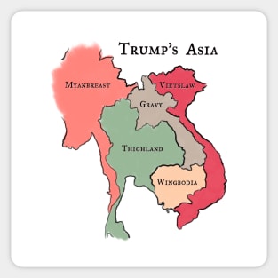 Thighland - Trump's Asia Sticker